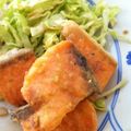tapetec's cooksnap of when they made 鮭の米粉から揚げ～柚子胡椒酢で～♪.