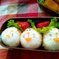 ｈａｊｉｈａｊｉ's cooksnap of when they made キャラ弁+ドラえもんいなり+.