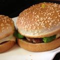 とらたん。's cooksnap of when they made チーズテリヤキバーガー☆マック風.
