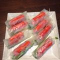 RRSM's cooksnap of when they made たたきまぐろとカニカマで☆生春巻き.