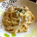 ﾏﾕｺｺ's cooksnap of when they made 酒粕と塩麹と豆乳の牡蠣クリームパスタ.
