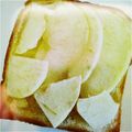 ガッちやん's cooksnap of when they made ほんのり甘〜い♪はちみつりんごトースト☆.