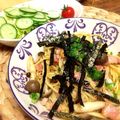 ゃぁゃ's cooksnap of when they made ベーコンときのこのニンニク醤油パスタ.