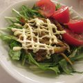 miyuki12's cooksnap of when they made 水菜、トマト、ごぼうサラダ.