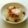 SANRIO's cooksnap of when they made 簡単ランチ‼チンでうどん⁉.