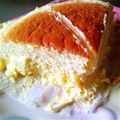 ★ナッチャン★'s cooksnap of when they made 甘さ控えめ♪なめらかスフレチーズケーキ☆.