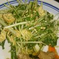 kirinmikan's cooksnap of when they made 水菜と油揚げのマヨポン酢サラダ.