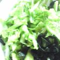 ☆しいたんママ☆'s cooksnap of when they made キャベツとワカメの酢の物.