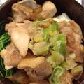 夜間夜間's cooksnap of when they made 100円カフェ丼　