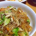 おりおん's cooksnap of when they made くずきりで和風チャプチェ.