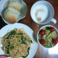 マヒメ's cooksnap of when they made すぐできる♪和風鮭マヨスパゲッティ.