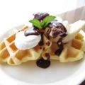 もえどんはは's cooksnap of when they made サクッ！フワッ！アメリカンワッフル♪.
