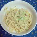 まちゃぉ's cooksnap of when they made おひとりランチ…アボカドのスイチリパスタ.