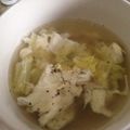 YuMy84's cooksnap of when they made ＊白菜と卵のシャンタンスープ＊.
