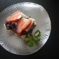 スタイリッシュママ's cooksnap of when they made 苺大福風★トースト:）□.