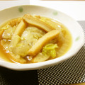 caramel-cookie's cooksnap of when they made 残り物★練り天と白菜の炒め煮.