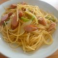 Nekozame's cooksnap of when they made 生しょうゆのカルボ風パスタ.