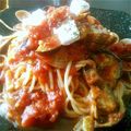 まみぺこ☆'s cooksnap of when they made あさりとなすのトマトパスタ.