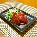 まりみぃ's cooksnap of when they made マグロの韓国たれ漬け.