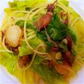 かかななこここ's cooksnap of when they made ほたるいかと春キャベツのパスタ.