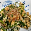 猫のミイヤ's cooksnap of when they made 韮としめじの卵とじ.
