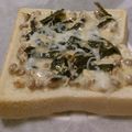 はじともけん's cooksnap of when they made ☆わさマヨの納豆トースト☆.