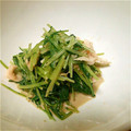 もぐドン's cooksnap of when they made 水菜とささみの簡単おひたし.