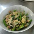 ボブワタ's cooksnap of when they made 菜花ベーコンの卵とじ.