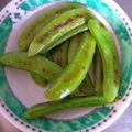 てとりすさん's cooksnap of when they made 簡単焼くだけ!!スナップエンドウの塩炒め.