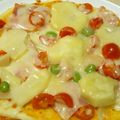 ふじひめママ's cooksnap of when they made 超簡単！フライパンdeパリパリピザ☆.