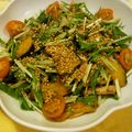 chisa☆☆'s cooksnap of when they made カボチャ、レンコン、水菜のサラダ～♪.