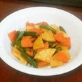 senna１'s cooksnap of when they made 10分で2品、タケノコ入りカラフル炒め。.