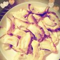 いわんこ's cooksnap of when they made チョコとマシュマロ餃子.