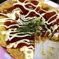 ゆちゃ♡'s cooksnap of when they made 専用粉が無くても平気☆ふわふわお好み焼き.