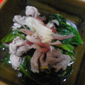 ひよみん's cooksnap of when they made 豚ほうれん草.