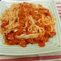jg705y's cooksnap of when they made ☆簡単☆ツナトマトパスタ.