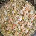 スーサンだよ's cooksnap of when they made 生米で作る！フライパンで簡単エビピラフ.