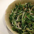 きくたん's cooksnap of when they made 水菜とのりとおじゃこで和風サラダ♪.