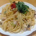 ✏❤☁⚡⏳'s cooksnap of when they made 五右衛門風✿梅とささみの昆布つゆパスタ.