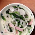 2児のママparis's cooksnap of when they made 新玉ねぎ、ほうれん草、ハムの塩麹サラダ.