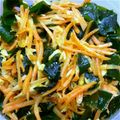 kanamanaママ's cooksnap of when they made 給食の味☆わかめとツナとにんじんの炒め物.