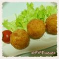 ♡颯mama♡'s cooksnap of when they made さつま芋のクリームコロッケ.