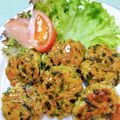 みっちゃん❇️68's cooksnap of when they made 簡単で美味しい豆苗と鶏挽肉のつくね.