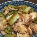 阿伯桑's cooksnap of when they made 鶏モモ焼きねぎしめじのコロコロ炒め！.