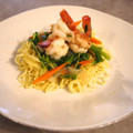 PAkuTOto's cooksnap of when they made 白菜とエビのあんかけ焼きそば.