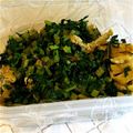 うさぎとパンダ's cooksnap of when they made 大根の葉の油揚げ炒め.
