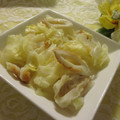 miyuki12's cooksnap of when they made たっぷりｷｬﾍﾞﾂとちくわの煮物.