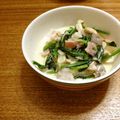 comi3's cooksnap of when they made ほうれん草とベーコンのミルク煮.
