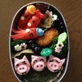 りかマミン's cooksnap of when they made 三匹の子豚（キャラ弁おかず）.