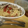 ぴーの助's cooksnap of when they made オイルサーディンときのこのパスタ★.